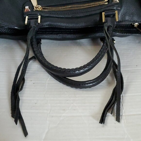 Rebecca Minkoff Bag Regan Black Pebbled Leather Shoulder Crossbody WOMEN'S WOMAN - Picture 8 of 15